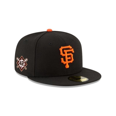 San Francisco Giants Gorra | New Era MLB Jackie Robinson Day 59fifty Fitted Cap Mexico - Negros